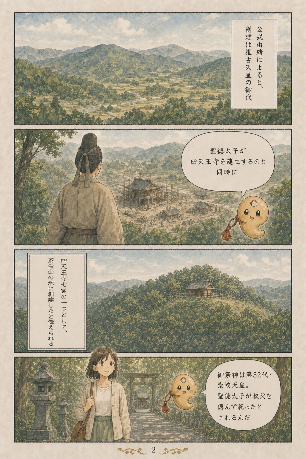 堀越神社のひと夢祈願とは — 一生に一度の願いと向き合う由緒 まんが解説 2ページ目