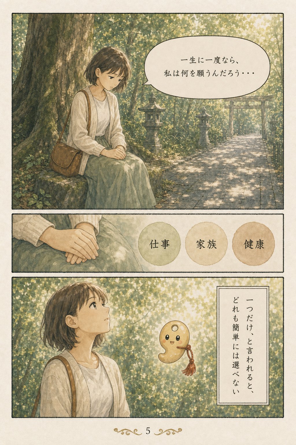 堀越神社のひと夢祈願とは — 一生に一度の願いと向き合う由緒 まんが解説 5ページ目