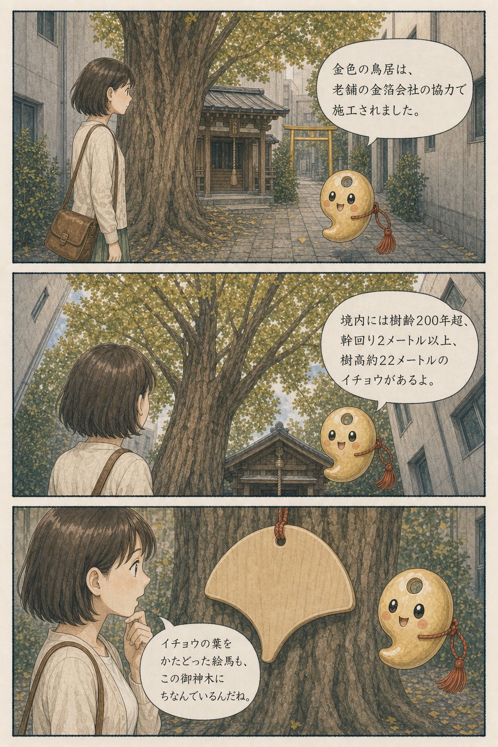 御金神社のお参りの仕方 — 読み方・黄金鳥居の由緒と「福財布」の公式情報 まんが解説 5ページ目