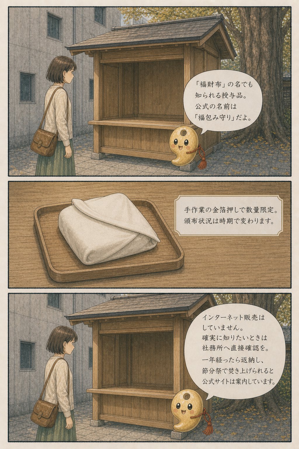 御金神社のお参りの仕方 — 読み方・黄金鳥居の由緒と「福財布」の公式情報 まんが解説 6ページ目