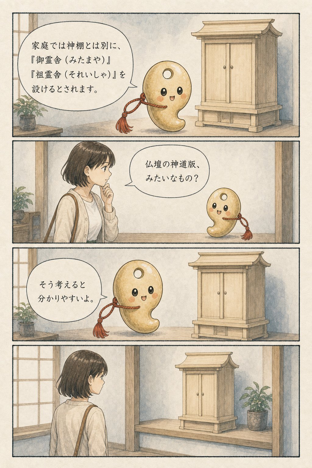お盆に神社へ行ってはいけない？ — 結論、参拝して大丈夫です まんが解説 3ページ目