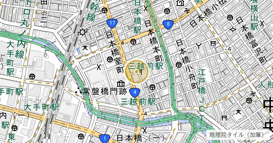 福徳神社（芽吹稲荷）の位置を示す地図
