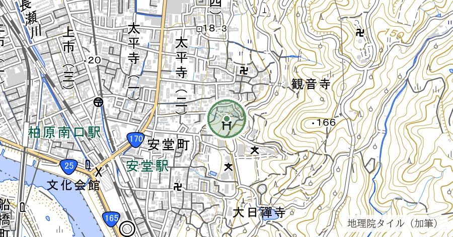 石神社(いわじんじゃ)の位置を示す地図